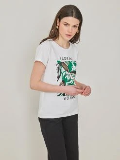 The Fashion Project T-shirt με στάμπα - Πράσινο 12 The Fashion Project T-shirt με στάμπα - Πράσινο -Κατάστημα TheFashionProject t shirt me stampa 100599 u206