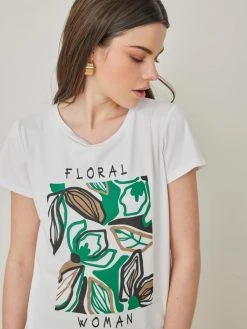 The Fashion Project T-shirt με στάμπα - Πράσινο 10 The Fashion Project T-shirt με στάμπα - Πράσινο -Κατάστημα TheFashionProject t shirt me stampa 100599 vmk9