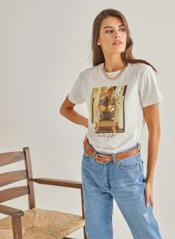 The Fashion Project T-shirt με στάμπα - Λευκό -Κατάστημα TheFashionProject t shirt me stampa 89998 xea2