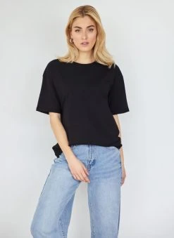 The Fashion Project T-shirt μονόχρωμο - Μαύρο -Κατάστημα TheFashionProject t shirt monoxrwmo 111071 kydh