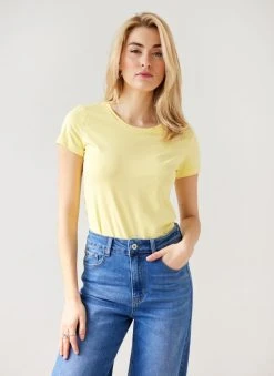 The Fashion Project T-shirt βαμβακερό - Κίτρινο -Κατάστημα TheFashionProject t shirt vamvakero 111312 vk4u