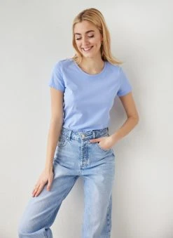 The Fashion Project T-shirt βαμβακερό - Γαλάζιο -Κατάστημα TheFashionProject t shirt vamvakero 111315 ky1n