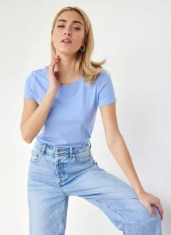 The Fashion Project T-shirt βαμβακερό - Γαλάζιο -Κατάστημα TheFashionProject t shirt vamvakero 111315 uvp3