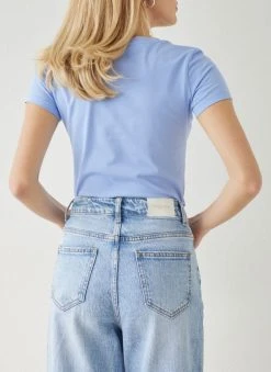 The Fashion Project T-shirt βαμβακερό - Γαλάζιο -Κατάστημα TheFashionProject t shirt vamvakero 111315 zfda