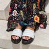 Flatforms με καπιτονέ φάσα Tfp - Λευκό -Κατάστημα TheFashionProject tfp slides me fardia kapitone fasa 93937 b1p8