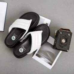 Flatforms καπιτονέ Tfp - Λευκό -Κατάστημα TheFashionProject tfp slides me kapitone sxedio 93571 y04l