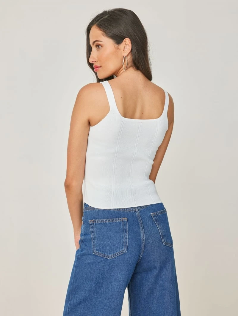 The Fashion Project Μπλούζε με καρέ λαιμόκοψη - Λευκό 6 The Fashion Project Μπλούζε με καρέ λαιμόκοψη - Λευκό - Image 4