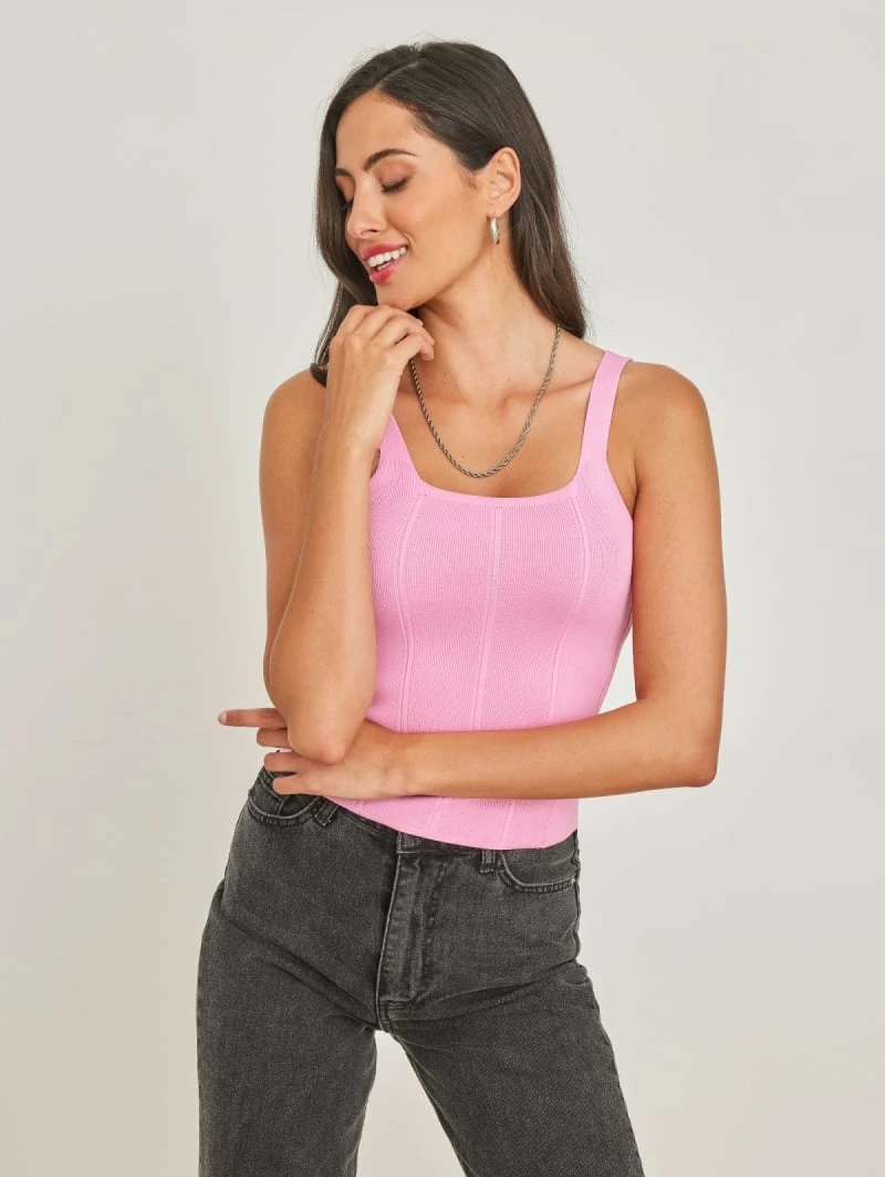 The Fashion Project Μπλούζε με καρέ λαιμόκοψη - Ροζ 5 The Fashion Project Μπλούζε με καρέ λαιμόκοψη - Ροζ - Image 3