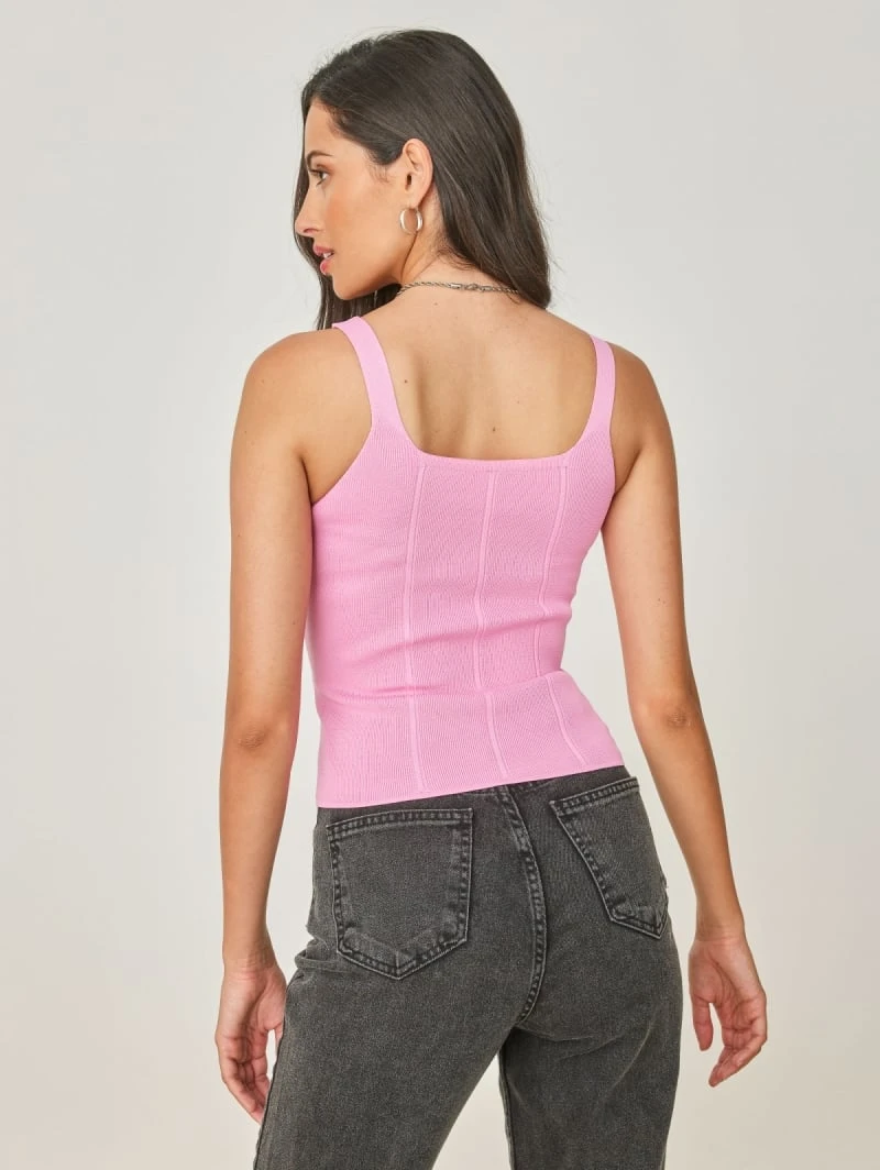 The Fashion Project Μπλούζε με καρέ λαιμόκοψη - Ροζ 6 The Fashion Project Μπλούζε με καρέ λαιμόκοψη - Ροζ - Image 4