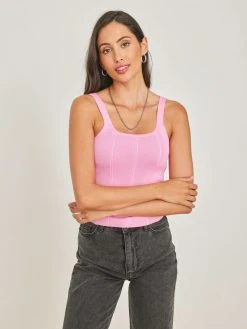 The Fashion Project Μπλούζε με καρέ λαιμόκοψη - Ροζ 11 The Fashion Project Μπλούζε με καρέ λαιμόκοψη - Ροζ -Κατάστημα TheFashionProject top efarmosto me kare laimokopsi 104027 zax2