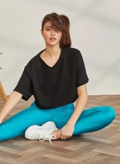 The Fashion Project Μπλούζα με φαρδιά μανίκια - Μαύρο -Κατάστημα TheFashionProject top fouter kontomaniko 88242 d17d