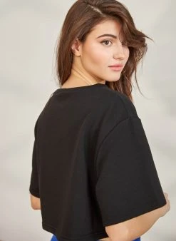 The Fashion Project Μπλούζα με φαρδιά μανίκια - Μαύρο -Κατάστημα TheFashionProject top fouter kontomaniko 88242 v3fg