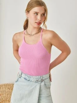 The Fashion Project Μπλούζα με Halter λαιμόκοψη - Ροζ 8 The Fashion Project Μπλούζα με Halter λαιμόκοψη - Ροζ -Κατάστημα TheFashionProject top me halter laimokopsi 104033 7oup