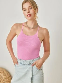 The Fashion Project Μπλούζα με Halter λαιμόκοψη - Ροζ 7 The Fashion Project Μπλούζα με Halter λαιμόκοψη - Ροζ -Κατάστημα TheFashionProject top me halter laimokopsi 104033 opux