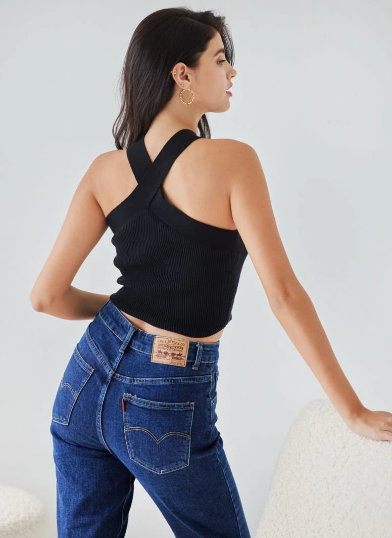 The Fashion Project Μπλούζα με χιαστί λαιμόκοψη - Μαύρο 6 The Fashion Project Μπλούζα με χιαστί λαιμόκοψη - Μαύρο - Image 4