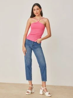 The Fashion Project Μπλούζα ριπ με Halter λαιμόκοψη - Φούξια 11 The Fashion Project Μπλούζα ριπ με Halter λαιμόκοψη - Φούξια -Κατάστημα TheFashionProject topaki rip me halter laimokopsi 101956 0ghs